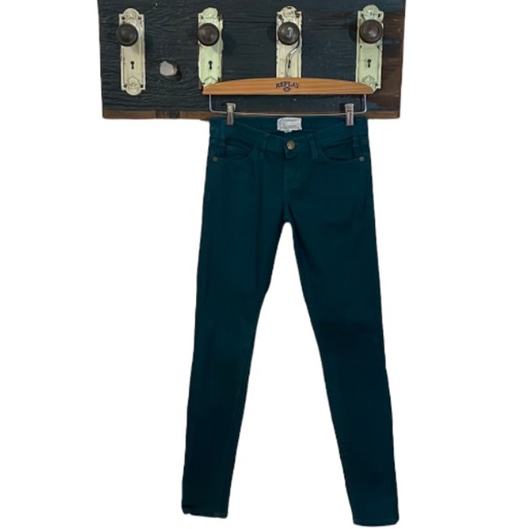 Current Elliot The Skinny Ankle Atlantic Coated Jeans - Picture 3 of 14